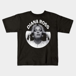 Diana Ross Grayscale Kids T-Shirt